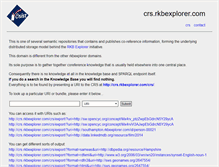 Tablet Screenshot of crs.rkbexplorer.com
