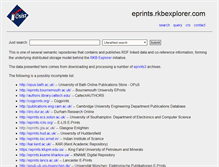 Tablet Screenshot of eprints.rkbexplorer.com