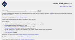Desktop Screenshot of citeseer.rkbexplorer.com